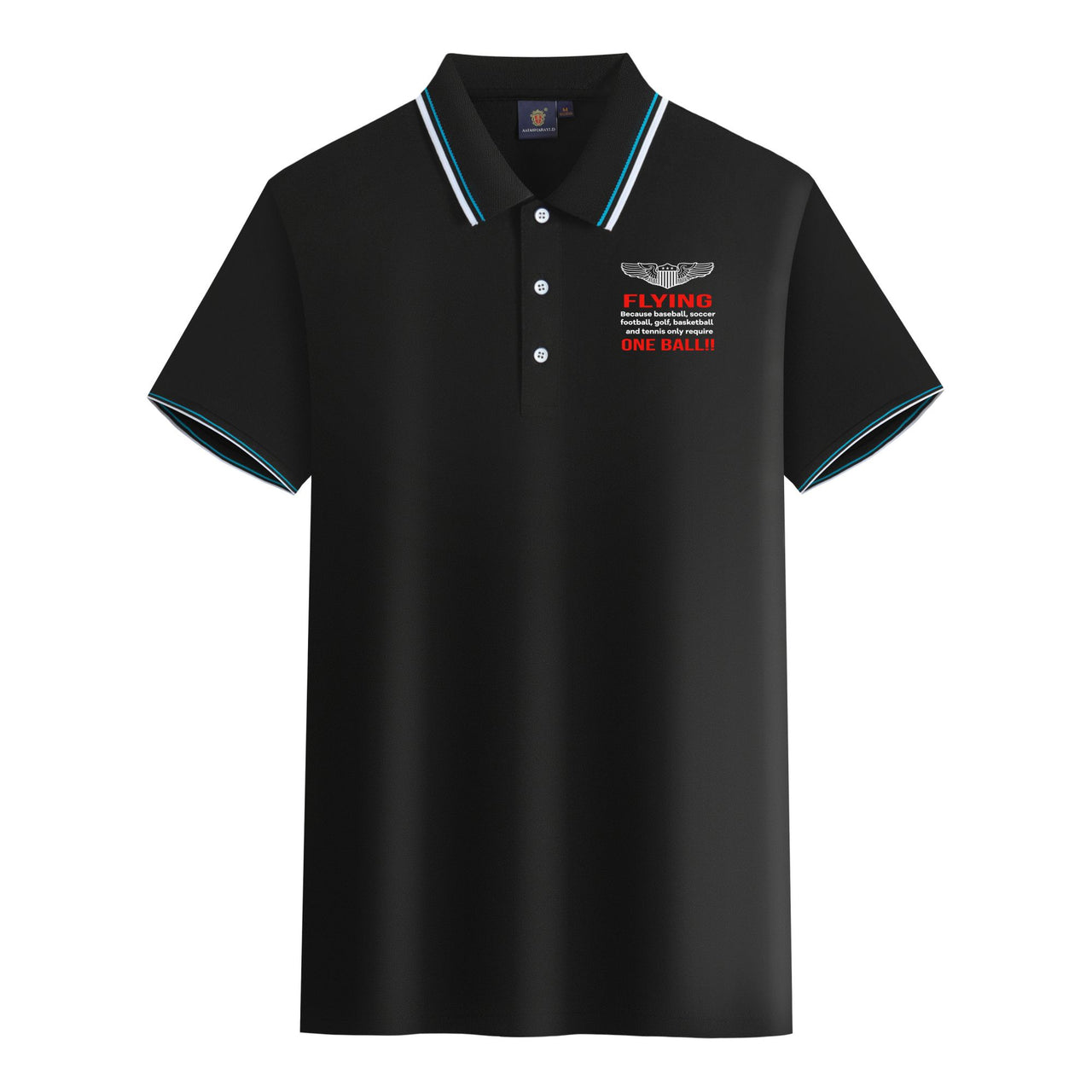 Flying One Ball Designed Stylish Polo T-Shirts