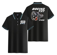 Thumbnail for Boeing 737 Engine & CFM56 Designed Stylish Polo T-Shirts (Double-Side)