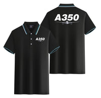 Thumbnail for Super Airbus A350 Designed Stylish Polo T-Shirts (Double-Side)