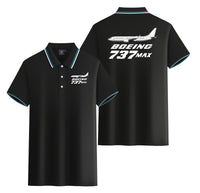 Thumbnail for The Boeing 737Max Designed Stylish Polo T-Shirts (Double-Side)