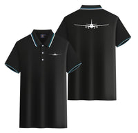 Thumbnail for Airbus A330 Silhouette Designed Stylish Polo T-Shirts (Double-Side)