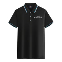 Thumbnail for Special BOEING Text Designed Stylish Polo T-Shirts