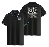 Thumbnail for Student Pilot Label Designed Stylish Polo T-Shirts (Double-Side)