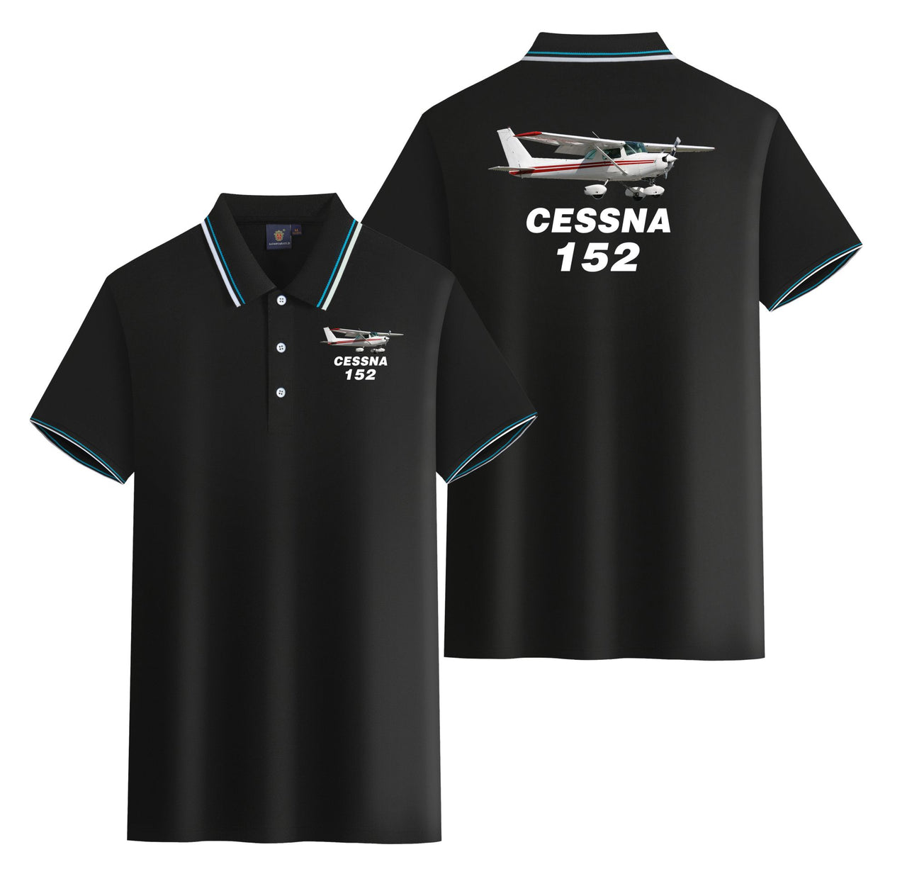 The Cessna 152 Designed Stylish Polo T-Shirts (Double-Side)