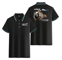 Thumbnail for Airbus A320 & V2500 Engine Designed Stylish Polo T-Shirts (Double-Side)
