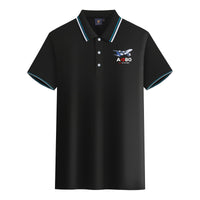 Thumbnail for Airbus A380 Love at first flight Designed Stylish Polo T-Shirts