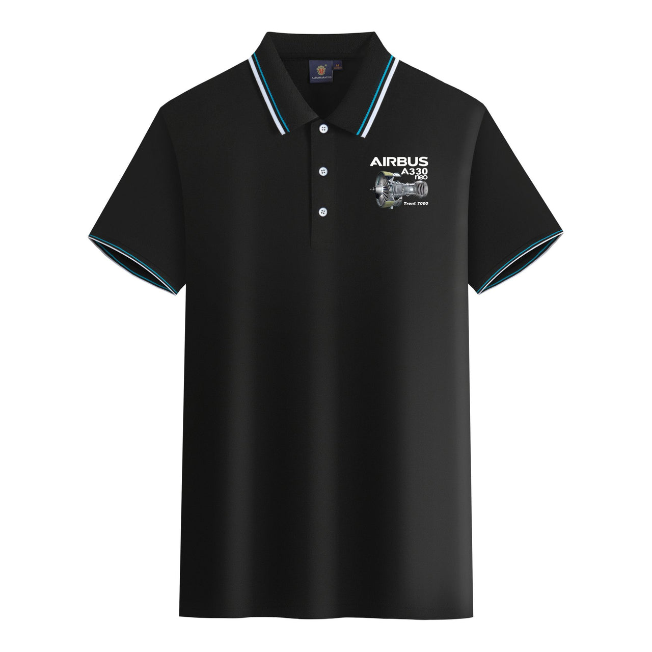 Airbus A330neo & Trent 7000 Designed Stylish Polo T-Shirts