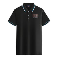 Thumbnail for I Fly Airplanes Designed Stylish Polo T-Shirts