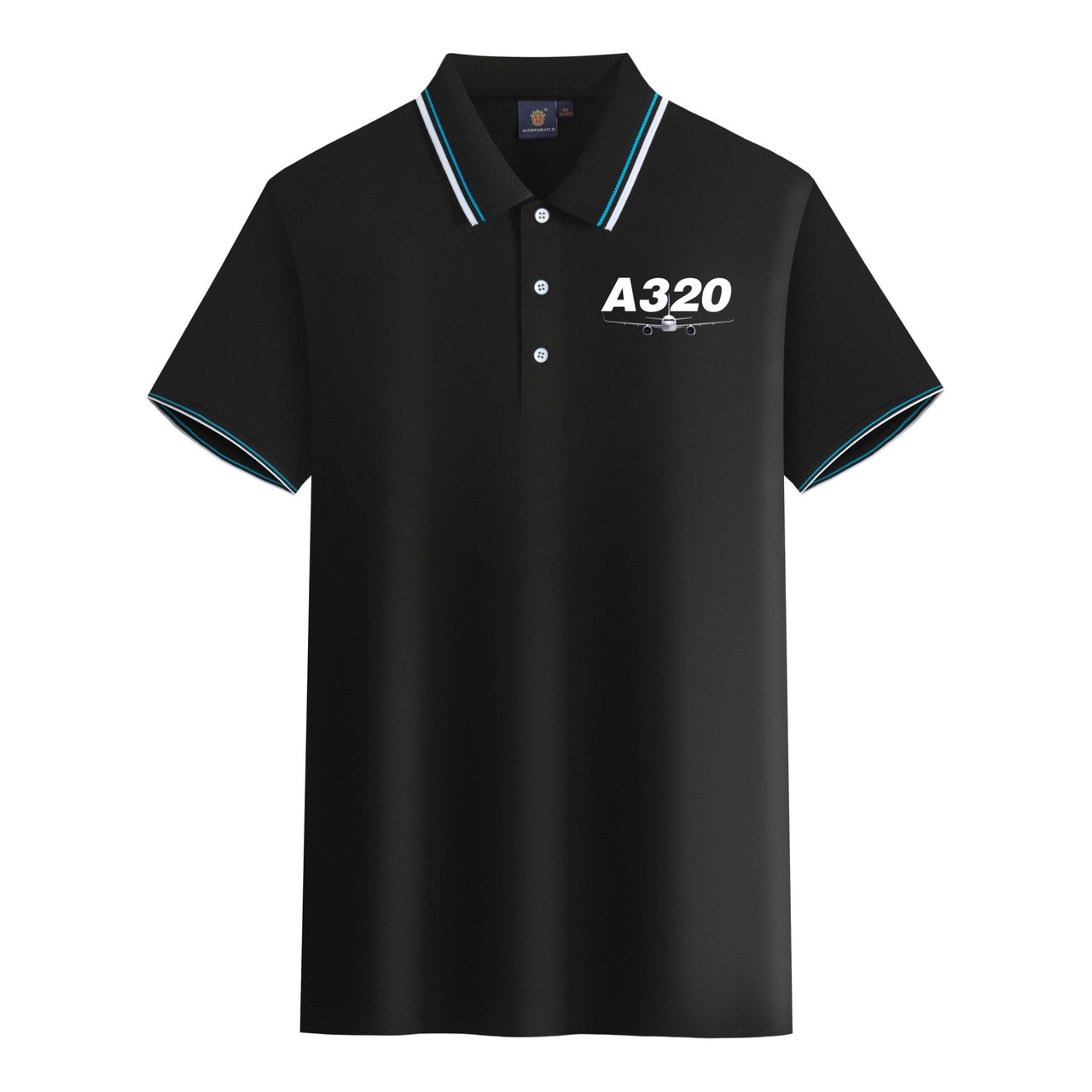 Super Airbus A320 Designed Stylish Polo T-Shirts