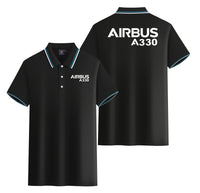 Thumbnail for Airbus A330 & Text Designed Stylish Polo T-Shirts (Double-Side)