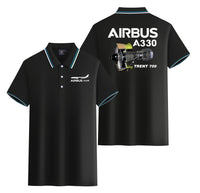 Thumbnail for Airbus A330 & Trent 700 Engine Designed Stylish Polo T-Shirts (Double-Side)