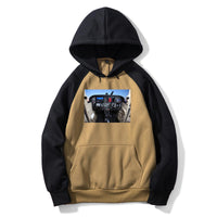 Thumbnail for Cessna 172 Cockpit Designed Colourful Hoodies