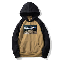 Thumbnail for Cruising United States Of America Boeing 747 Designed Colourful Hoodies
