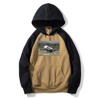 Thumbnail for Departing Singapore Airlines A380 Designed Colourful Hoodies