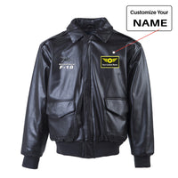 Thumbnail for The McDonnell Douglas F18 Designed Leather Bomber Jackets (NO Fur)