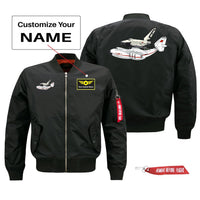 Thumbnail for Buran & An-225 Designed Pilot Jackets (Customizable)