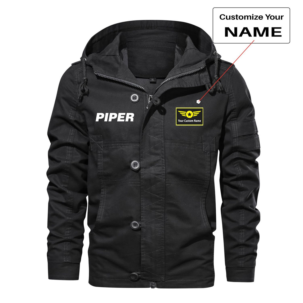 Piper & Text Designed Cotton Jackets