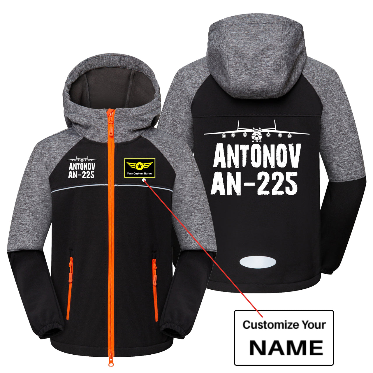 Antonov AN-225 & Plane Designed Children Polar Style Jackets