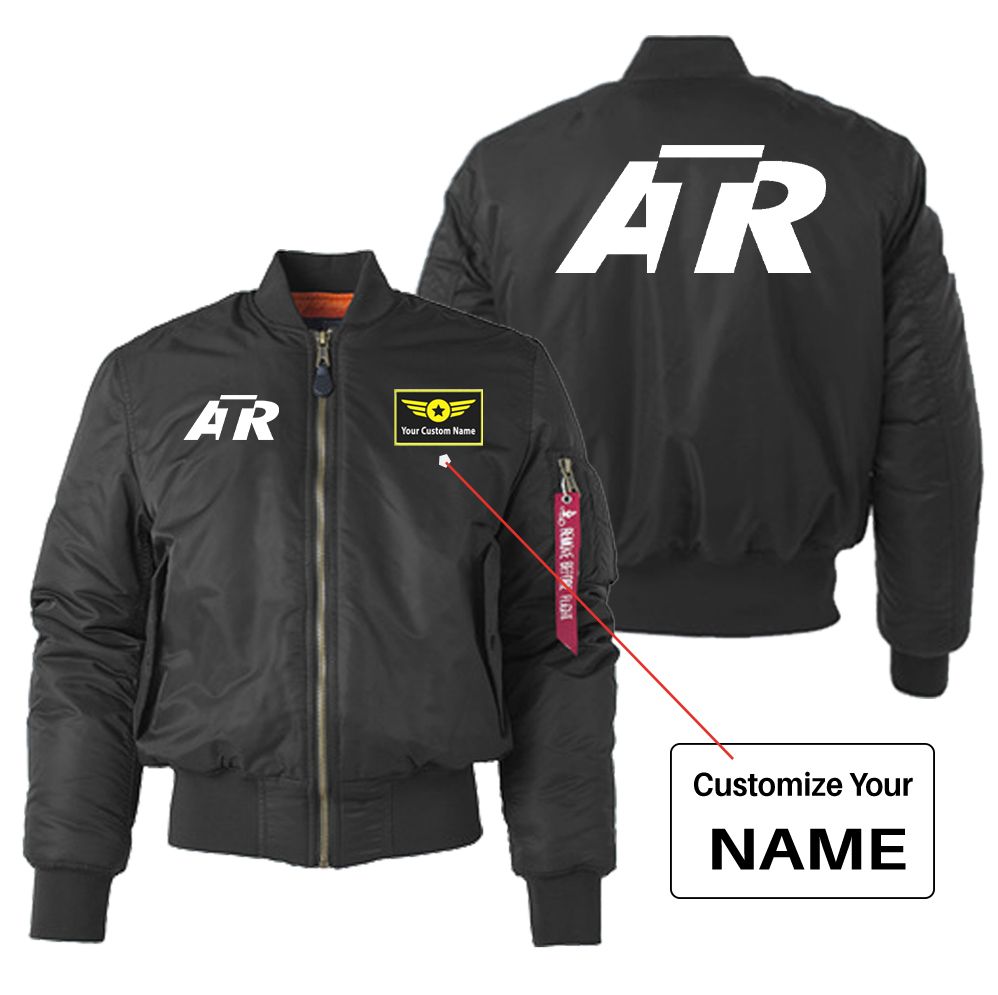 ATR & Text Designed "Women" Bomber Jackets