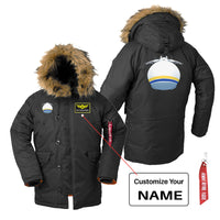 Thumbnail for Antonov 225 ROUND Designed Parka Bomber Jackets