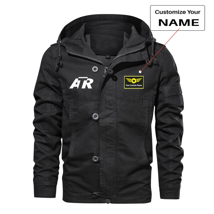 ATR & Text Designed Cotton Jackets