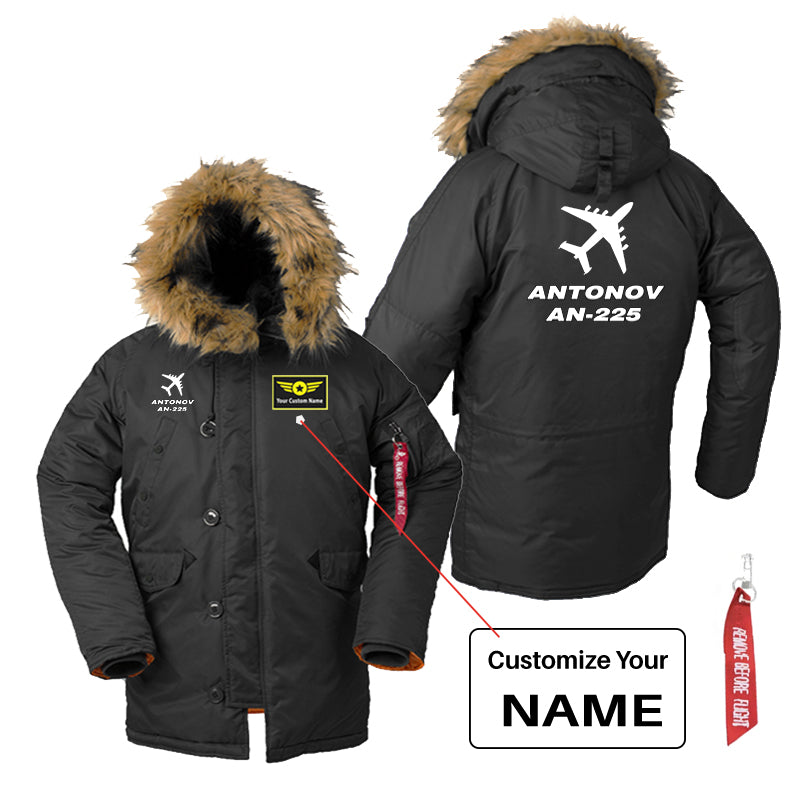 Antonov AN-225 (28) Designed Parka Bomber Jackets