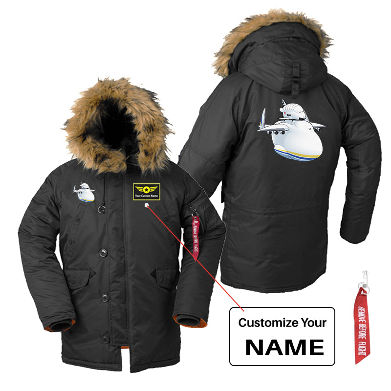Antonov 225 And Buran Designed Parka Bomber Jackets