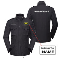 Thumbnail for Bombardier & Text Designed Military Coats