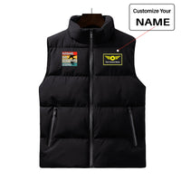 Thumbnail for Husband & Dad & Aircraft Mechanic & Legend Designed Puffy Vests