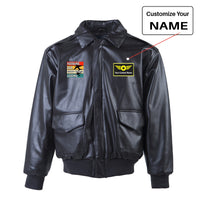 Thumbnail for Husband & Dad & Aircraft Mechanic & Legend Designed Leather Bomber Jackets (NO Fur)