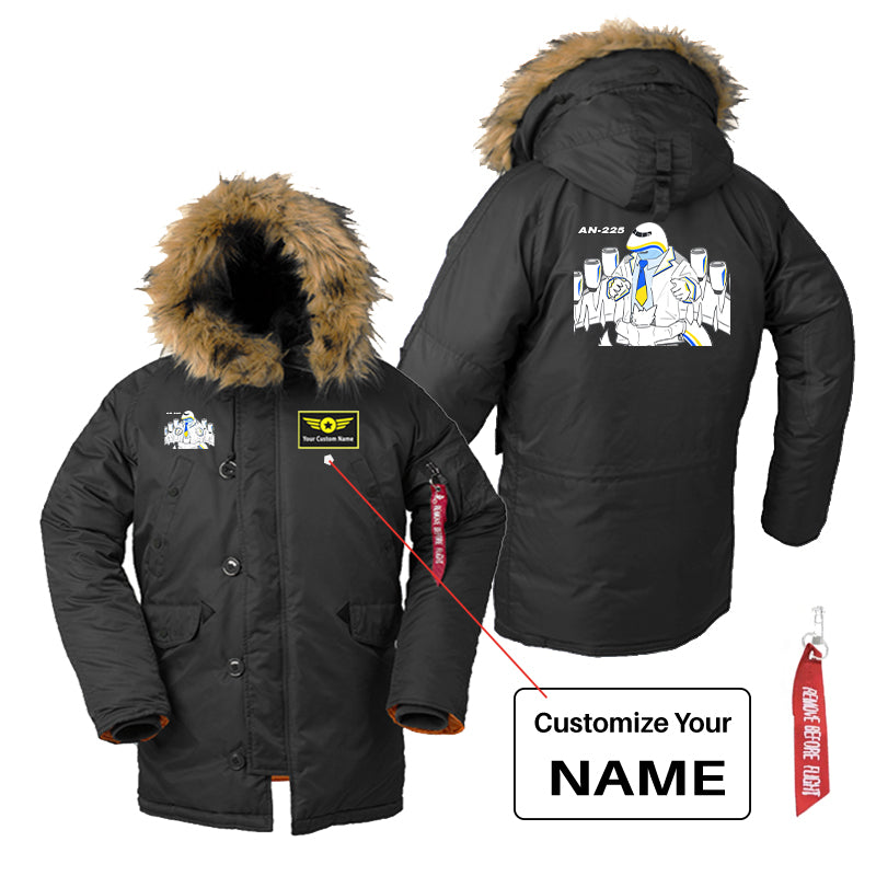 Antonov AN-225 (18) Designed Parka Bomber Jackets