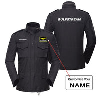 Thumbnail for Gulfstream & Text Designed Military Coats