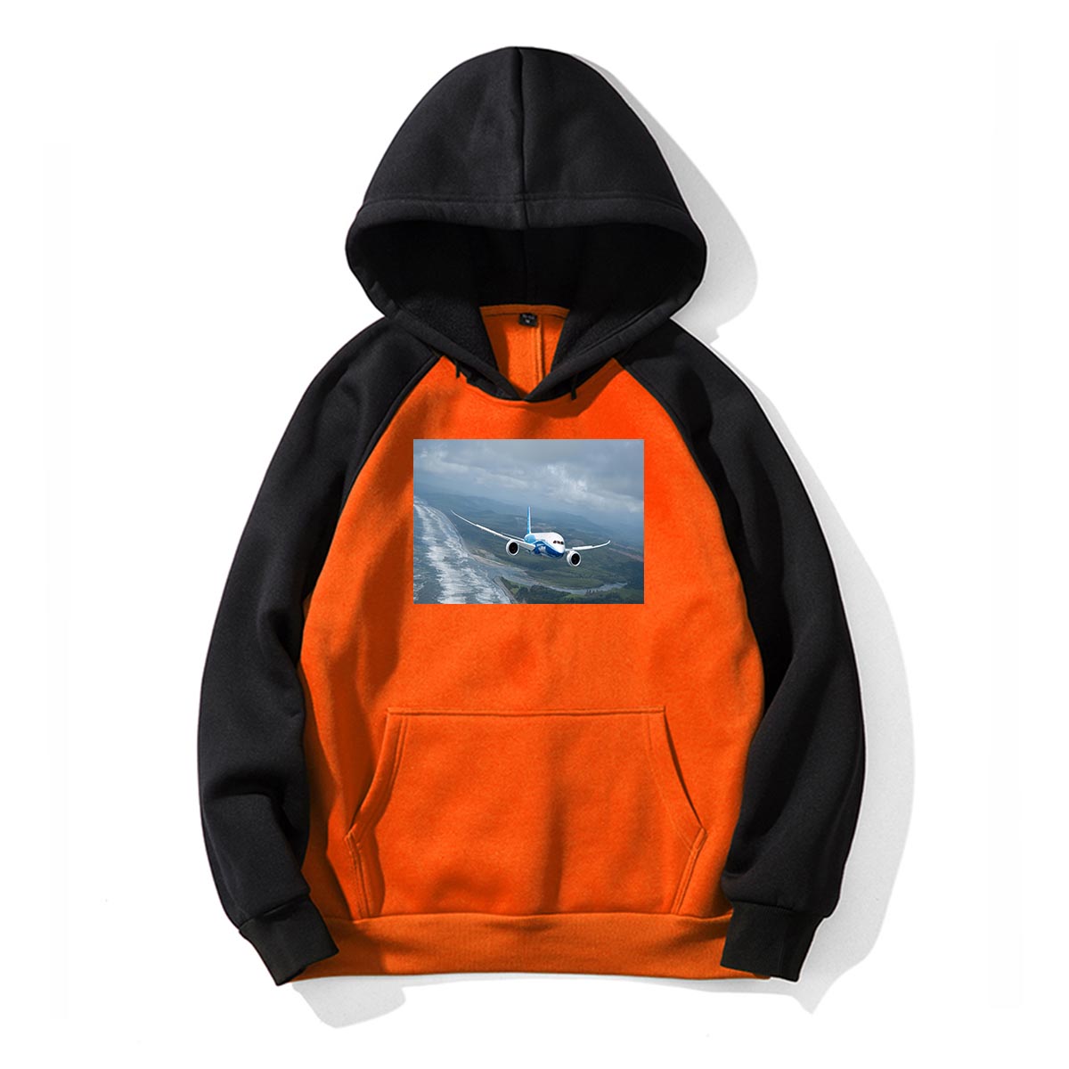 Cruising Boeing 787 Designed Colourful Hoodies