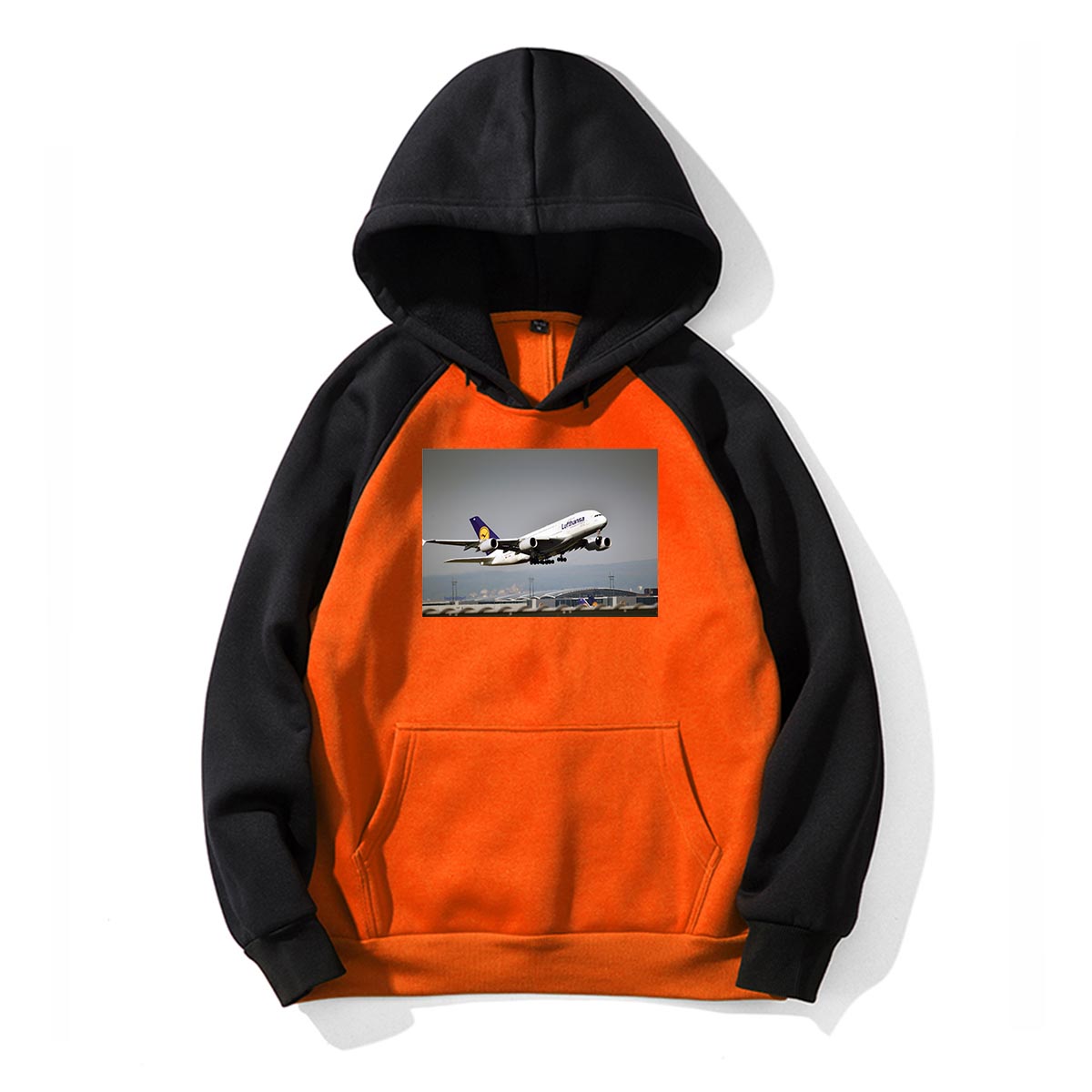 Departing Lufthansa A380 Designed Colourful Hoodies