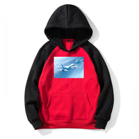 Thumbnail for Beautiful Painting of Boeing 787 Dreamliner Designed Colourful Hoodies