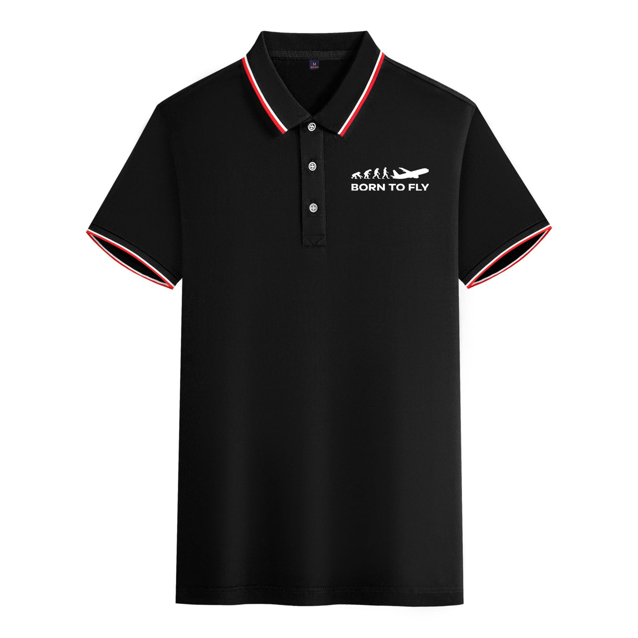 Born To Fly Designed Stylish Polo T-Shirts