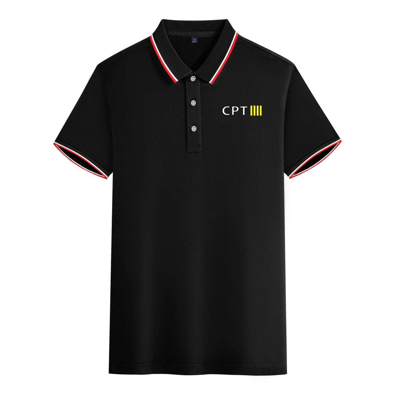 CPT & 4 Lines Designed Stylish Polo T-Shirts