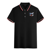 Thumbnail for Airbus A380 Love at first flight Designed Stylish Polo T-Shirts