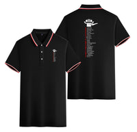 Thumbnail for Aviation Alphabet Designed Stylish Polo T-Shirts (Double-Side)