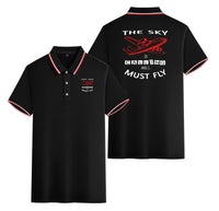 Thumbnail for The Sky is Calling and I Must Fly Designed Stylish Polo T-Shirts (Double-Side)