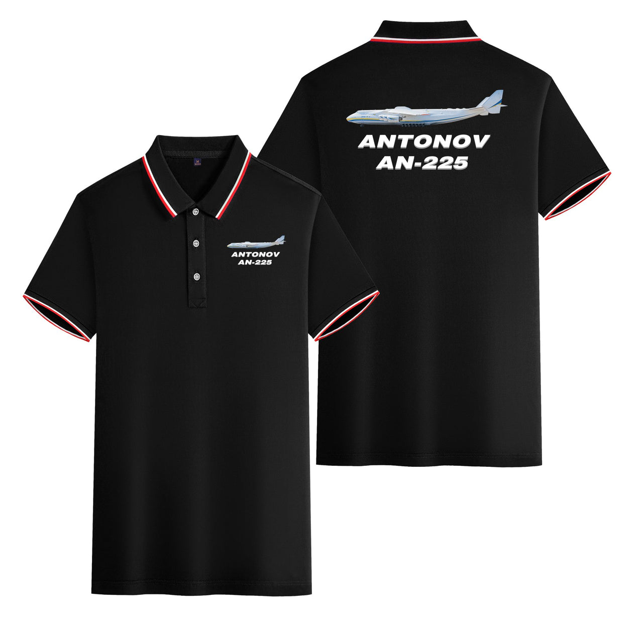 The Antonov AN-225 Designed Stylish Polo T-Shirts (Double-Side)