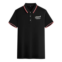 Thumbnail for The Bombardier Learjet 75 Designed Stylish Polo T-Shirts