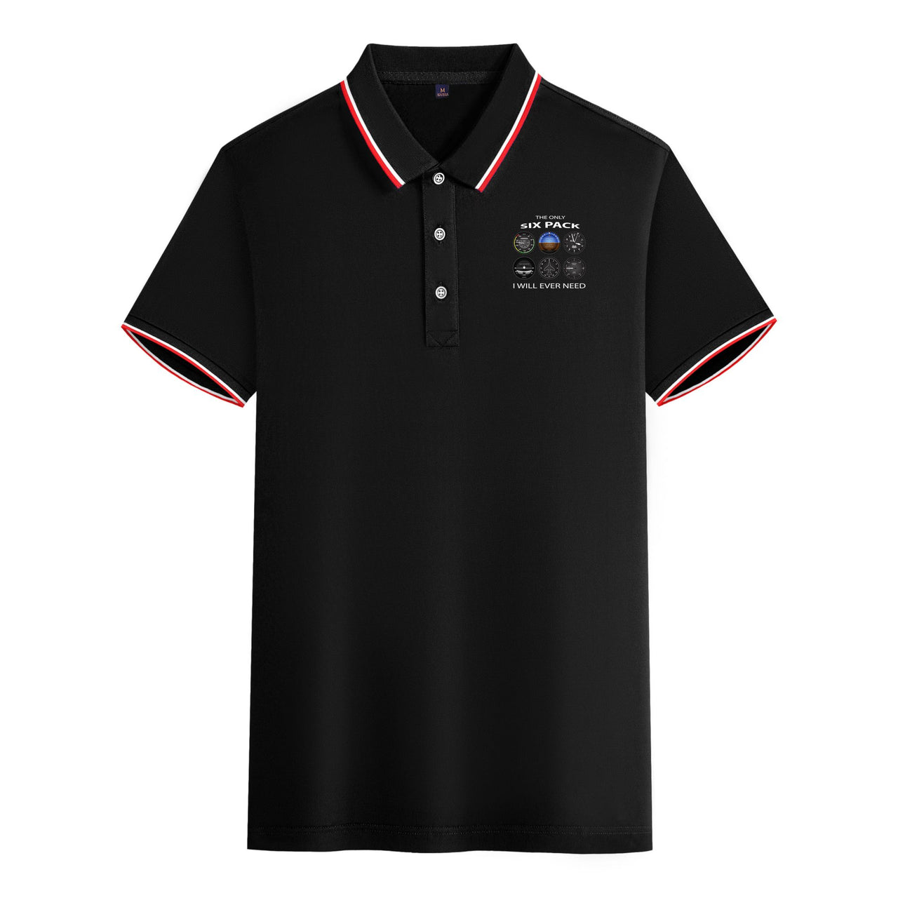 The Only Six Pack I Will Ever Need Designed Stylish Polo T-Shirts
