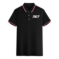 Thumbnail for 767 Flat Text Designed Stylish Polo T-Shirts