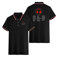Thumbnail for Aviation Alphabet 3 Designed Stylish Polo T-Shirts (Double-Side)