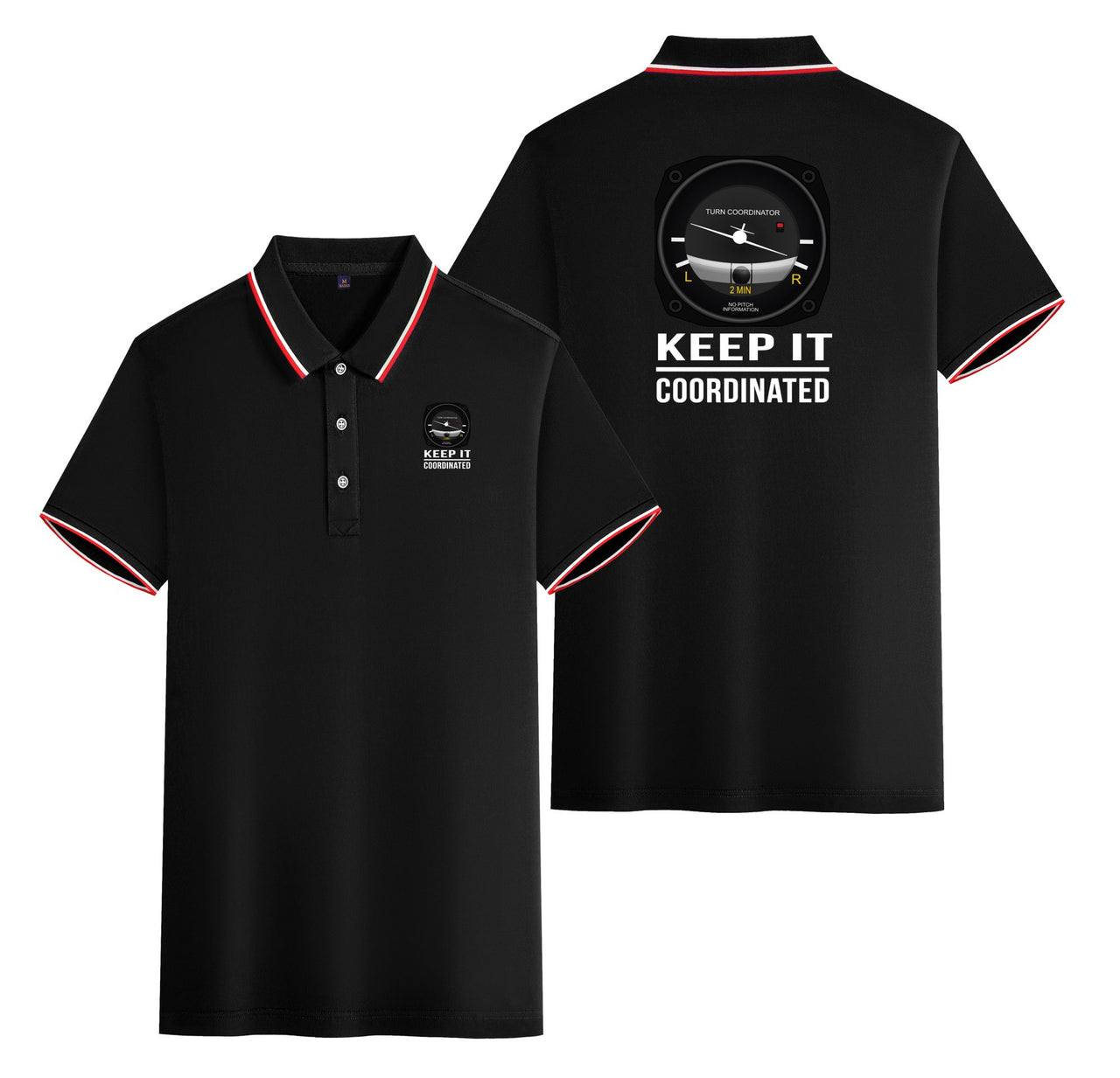 Keep It Coordinated Designed Stylish Polo T-Shirts (Double-Side)