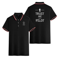 Thumbnail for Trust Me I'm a Pilot Designed Stylish Polo T-Shirts (Double-Side)