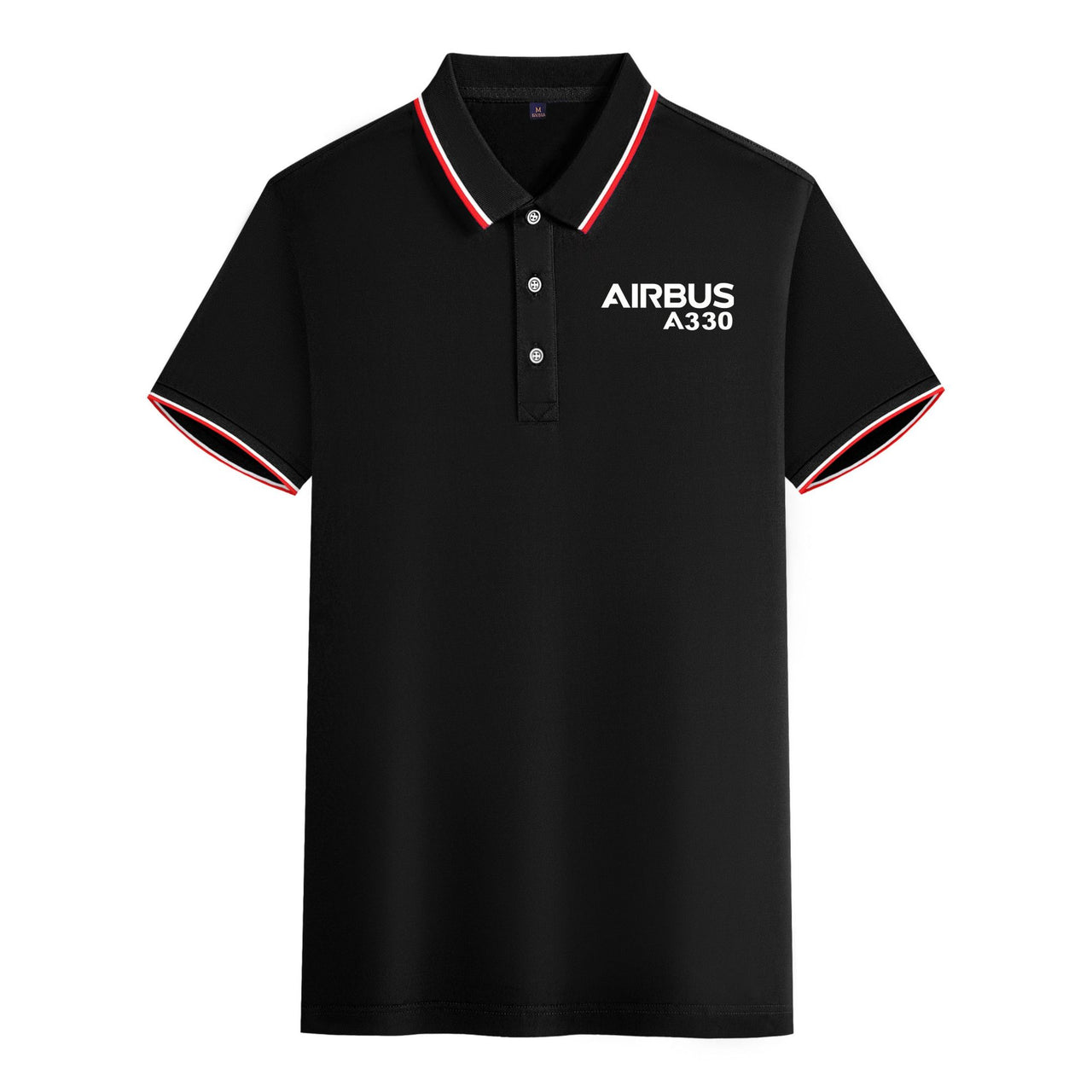 Airbus A330 & Text Designed Stylish Polo T-Shirts