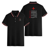 Thumbnail for In Aviation Designed Stylish Polo T-Shirts (Double-Side)