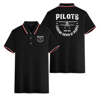 Thumbnail for Pilots Looking Down at People Since 1903 Designed Stylish Polo T-Shirts (Double-Side)
